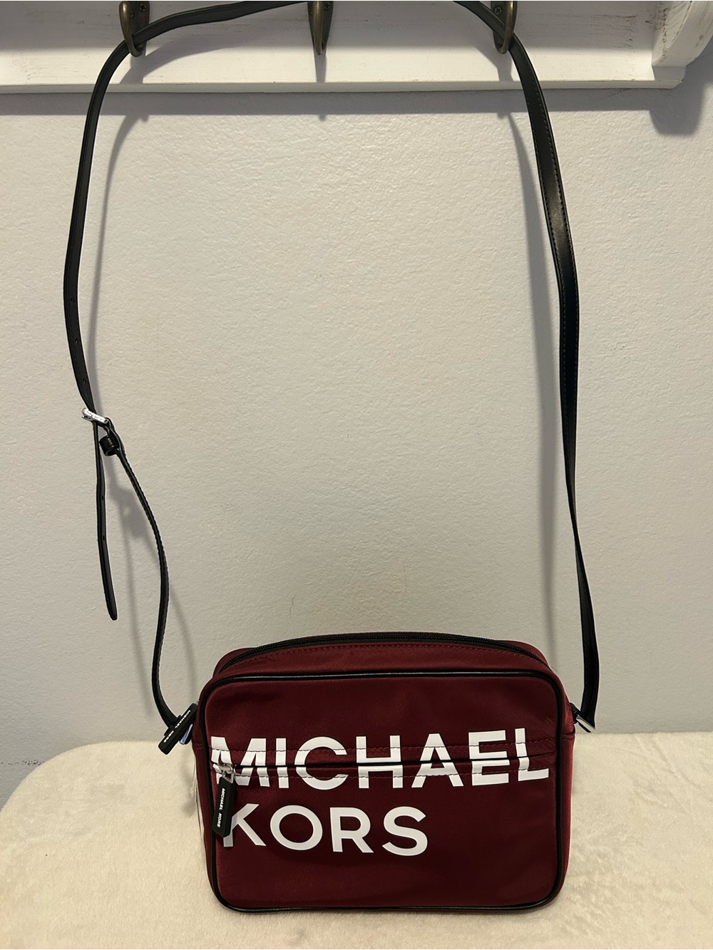 Michael Kors Women’s  Burgundy Crossbody Bag